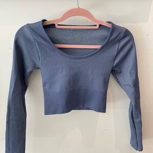 Offline cropped althetic long sleeve